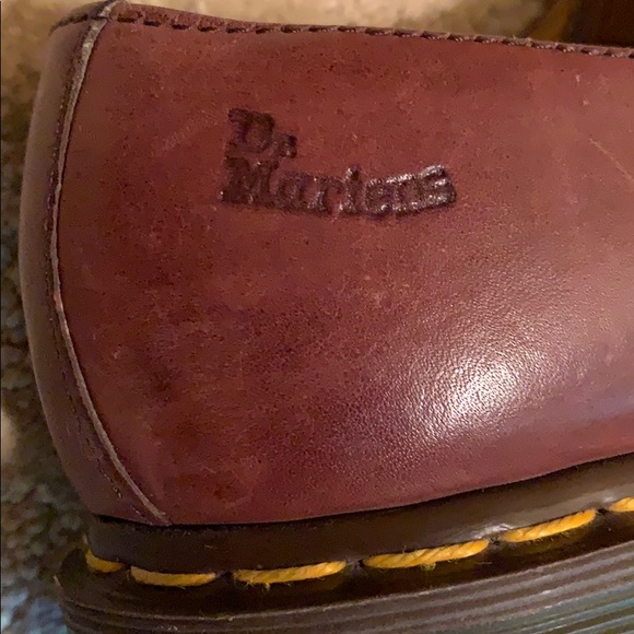 Dr. Martens Burgundy Oxfords - Picture 6 of 16